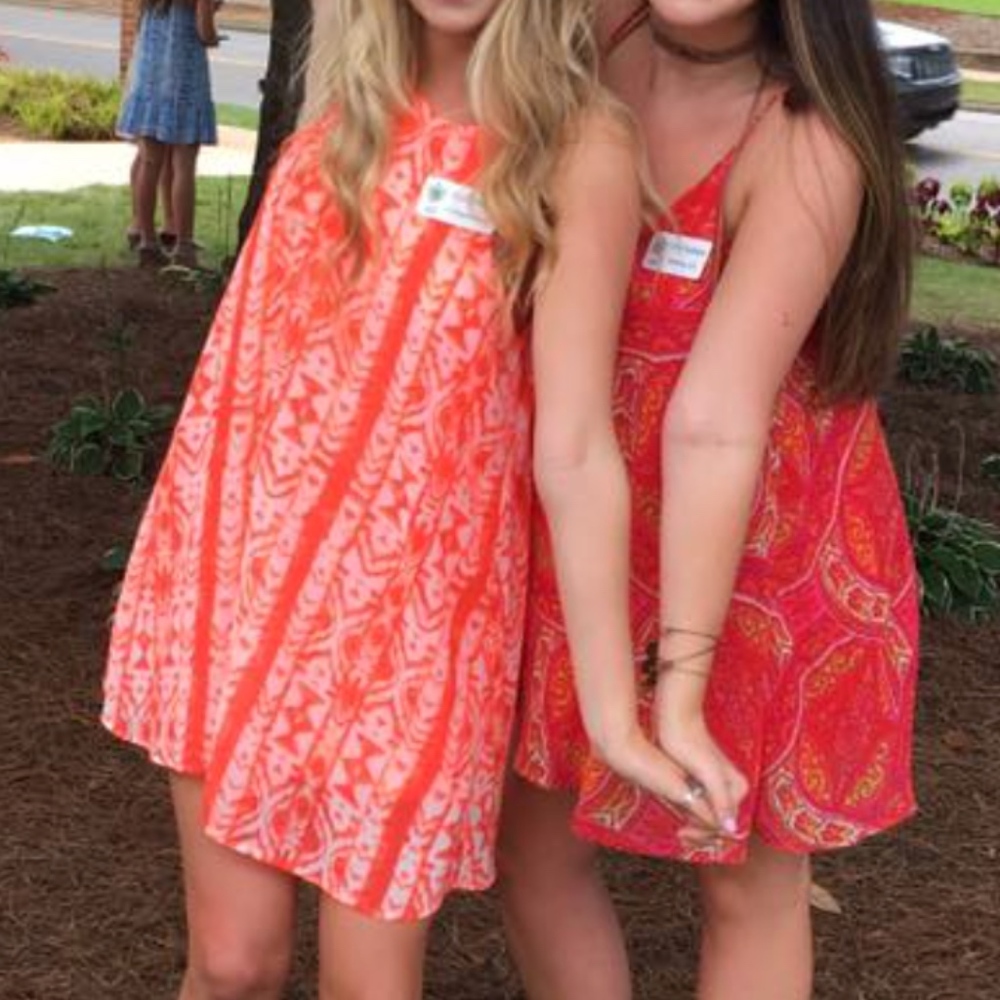 Neon Print Dress